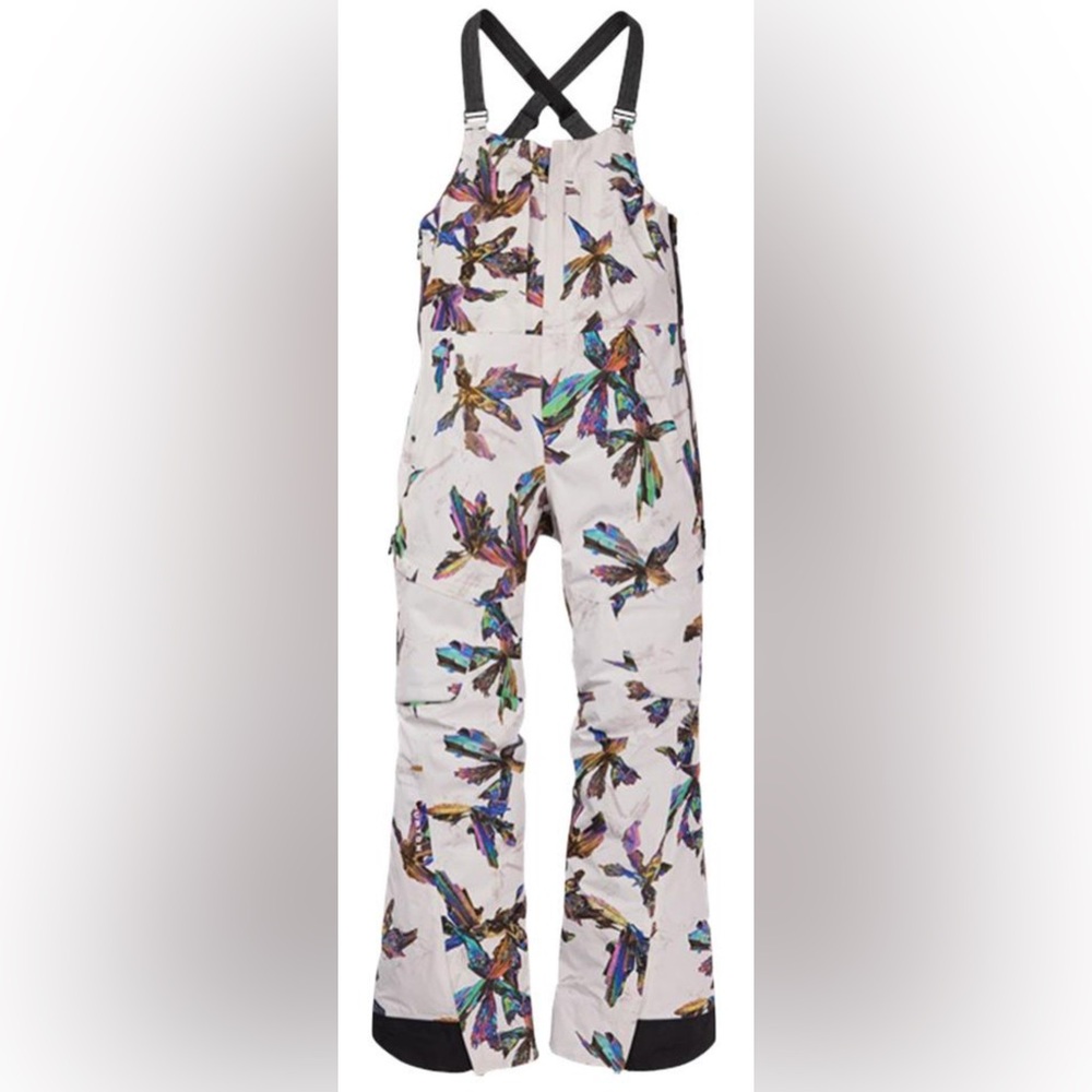NWT Burton [ak] Kimmy GORE-TEX 2L Bib Stout White Crystals